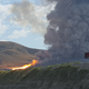 Nearing the end of the burn.